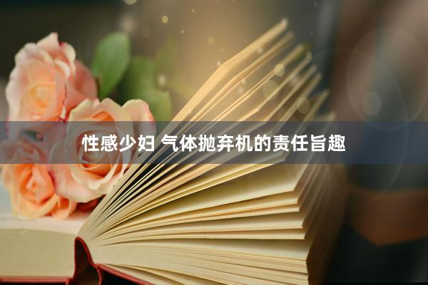 性感少妇 气体抛弃机的责任旨趣